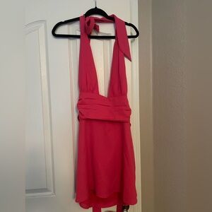Pink halter dress from White Fox